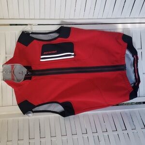 Specialized mens red full zip cycling vest size Small